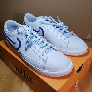 Nike Blazer Low 3D Size 11 Shoes Blue White Mens